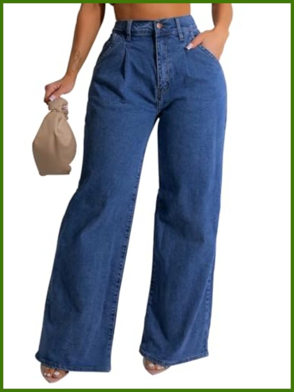 High Waist Wide Straight Leg Baggy Denim Jeans 90s Y2K